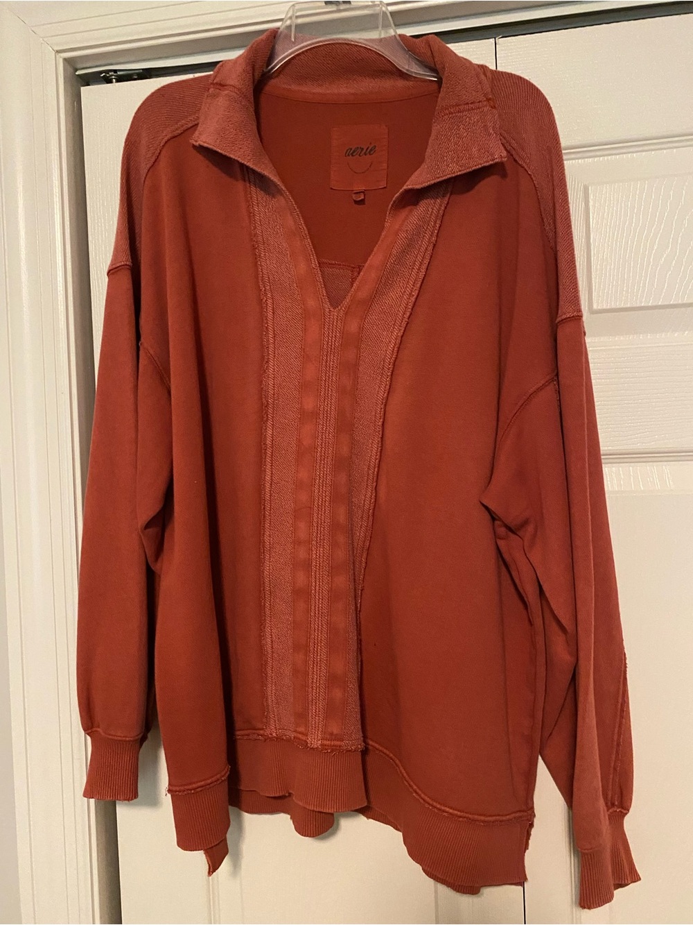 Aerie Women's Rust Pullover Sweatshirt